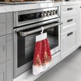 thumbnail image 4 of ZIATUBLE Christmas Trees Hanging Hand Towels Snowflakes Towels for Kitchen Drying Quick Dry Hanging Hand Towels for Bathroom Machine Washable Kitchen Hand Towels and Washcloths, 4 of 7