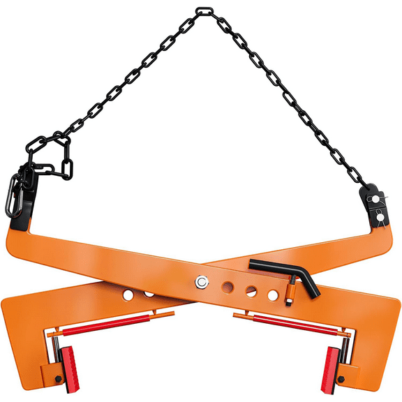 2646 lbs Heavy Duty Stone Lifting Clamp, Adjustable Range: 17"-43", Granite Slab Lifting Clam, Roadside Stone Lifting Clamps for Carrying and Vertical Transport of Concrete Blocks