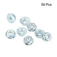 thumbnail image 2 of Uxcell #6-32 Serrated Flange Hex Lock Nuts, Carbon Steel Zinc Plated 50 Pack, 2 of 5