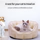 thumbnail image 2 of Cama Para Mascotas, Cojín Redondo, Nido, Cama Cómoda Para Mascotas, Cama Para Perros, Alfombrilla Para Mascotas Para Las Cuatro Estaciones Advancent PT001362-02, 2 of 7