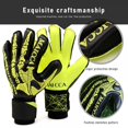 thumbnail image 4 of Goalie Gloves, Goalkeeper Gloves with Fingersave, Soccer Gloves, Breathable Soccer Goalie Gloves, for Kids Youth and Adult, 4 of 6