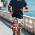 thumbnail image 6 of Yuyamidu Hibiscus Floral Men's Swim Trunks Quick Dry Fabric Board Shorts with Pockets Suitable for Active Water Sports and Surfing Man XL, 6 of 8