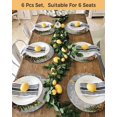 thumbnail image 4 of 15 Inch Round Placemats Set of 6, Grey Christmas Non Slip Heat Insulation PP Table Mats, Snowman Xmas Tree Snowflake Gifts Elk Washable Place Mats for Kitchen Dining Party Table Decor, 4 of 7