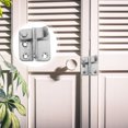 thumbnail image 3 of Shisuyan 2pcs Flipping Latch Gate Bolt Latch Safety Door Lock Catch Stainless Steel Latch, 3 of 8