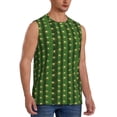 thumbnail image 2 of Kdxio Cactus1 for Men's Muscle T-shirt,Sleeveless for Workout Running Athletic Gym Lounge Casual, 2 of 5