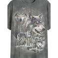 thumbnail image 5 of Wolf Pack, Men's & Big Men's Graphic Tee Shirt, Sizes S-3XL, 5 of 6