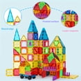 thumbnail image 2 of 30/50/100PCS Magnetic Tiles Building Blocks, Medium Size Colorful Window STEM Toys, Educational Construction Set for Kids 3+, Creative Stacking Play Kit, Ideal Gift for Boys Girls, 2 of 6