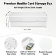 thumbnail image 2 of Caja de almacenamiento para cartas NUMINA de 2 filas, capacidad para 1600 cartas, 2 of 7