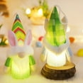 thumbnail image 5 of 4PCS Lighted Plush Easter Bunny Gnome, Handmade Scandinavian Swedish Tomte Light Up Elf Toy Present, Battery Operated Rabbit Gifts Spring Tabletop Easter Holiday Decorations, 5 of 9