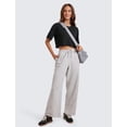 thumbnail image 3 of Remera CRZ YOGA Crop Top Deportiva de Algodón Pima Negra XL, 3 of 6