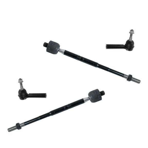 TRQ Front Inner and Outer Tie Rod Set Fits Select 2010-2016 Cadillac SRX