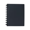 thumbnail image 1 of Eleven Discs Discbound Notebook, Letter Size, 1mm Poly Cover, Heavyweight Paper, 40 Margin Ruled Sheets (Black), 1 of 3