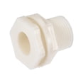 thumbnail image 5 of Uxcell Male Pipe Fitting ABS Plastic Bulkhead Fitting with Silicone Gasket White G3/4 4, 5 of 6
