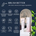 thumbnail image 3 of Detoxify Hydroxyapatite & Zinc Toothpaste | Whitening Toothpaste Infused w/Vitamins E & B12, Calcium & Zinc | Fluoride & SLS Free for Sensitive Brushers | Fresh Mint Flavor, 3 of 8