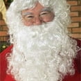 thumbnail image 4 of DPTALR Combinaison Perruque et Barbe Père Noël Couvre-Chef Masque de Noël, 4 of 8