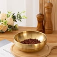 thumbnail image 4 of ABPETE 7.4 INCH Decorative Bowl, Key Bowl for Entryway Table, Key Holder Bowl, Decorative Bowls for Home Decor(Gold), 4 of 12