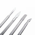 thumbnail image 3 of EXLEAF 2026 New Cuticle Pusher Cuticle Remover Nail Kit Manicure Tools for Nail Cleaner 4Pack for Home,Salon,Travel,Professional,Diy,Personal Care, 3 of 4
