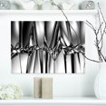thumbnail image 1 of Black White Crystal Background - Abstract Canvas Art Print, 1 of 3