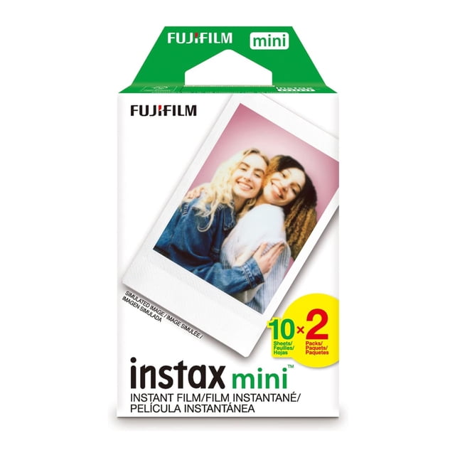 Fujifilm Peliculas INSTAX Mini Instant Film Película 20 Hojas