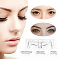 thumbnail image 3 of Eyebrow Ruler Stickers Disposable Adhesive Eyebrow Sticker Set Microblading Measuring Positioning Ruler for Eyebrow Makeup Tool, 3 of 7