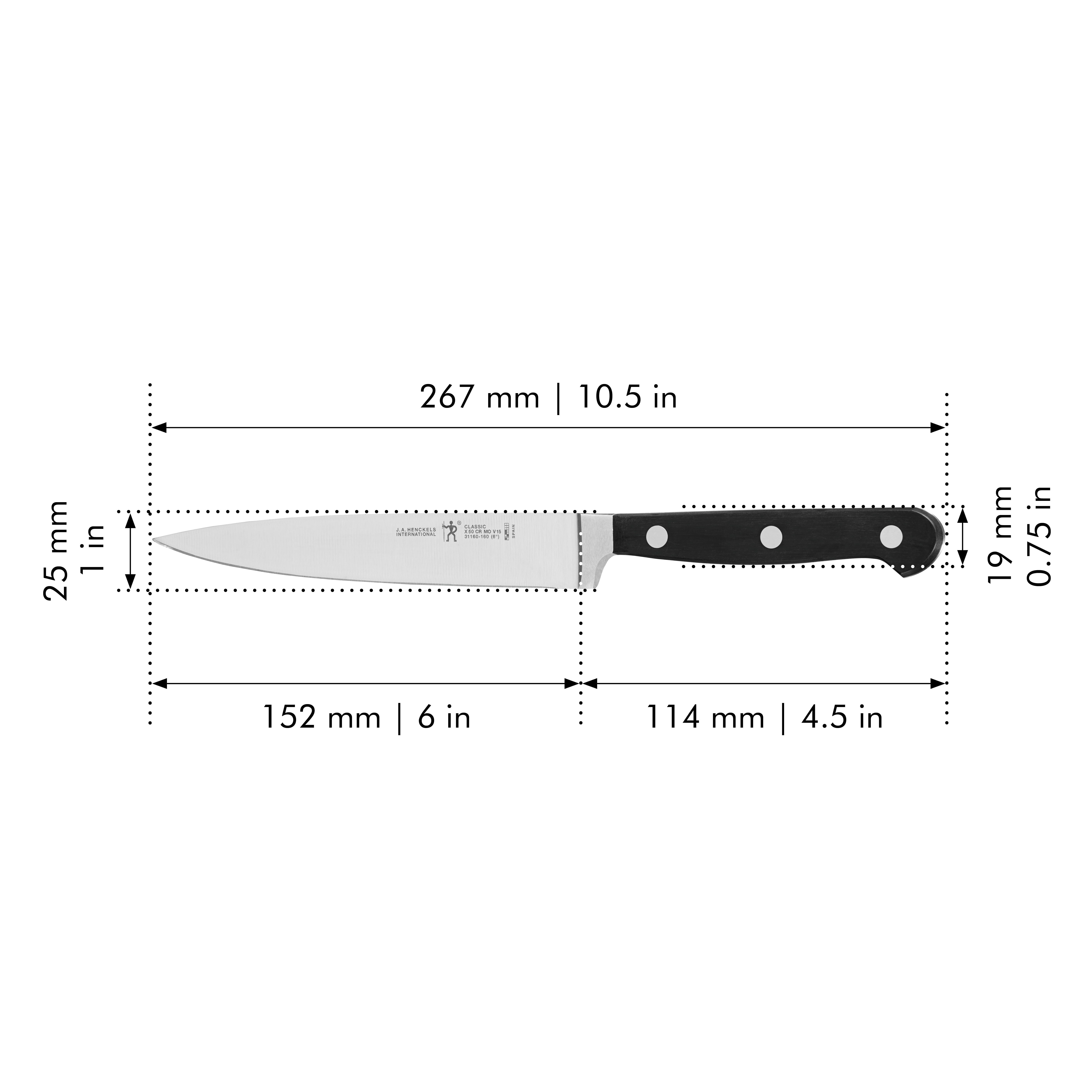 J A Henckels International 8.5 Chef Knife Carbon Steel W Sleeve 1960' –  Bernal Cutlery