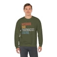 thumbnail image 5 of Pharmacist Husband Dad Sweatshirt Gifts Crew Neck Shirt Long Sleeve Unisex, 5 of 5