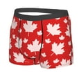 thumbnail image 2 of Kll Maple Leaves Men'S Cotton Boxer Briefs Underwear-Xx-Large, 2 of 9