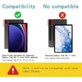 thumbnail image 2 of JINRAN Touch Keyboard Case for Samsung Galaxy Tab S9 FE 10.9" (SM-X510/SM-X516B/SM-X518U)/ Samsung Galaxy Tab S9 11" 2023, with Pencil Holder - Magnetically Detachable Touch Bluetooth Keyboard, 2 of 7