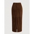 thumbnail image 4 of Women's Skirt, Cinched Waist Bodycon Midi Skirt, Fitted Slim Bottoms for Office and Commute, 4 of 7
