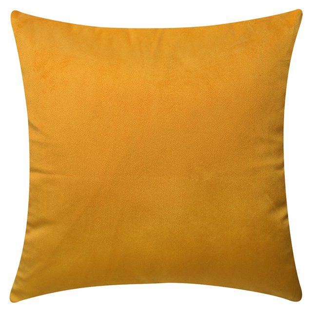 Coofit Housse de Coussin en Velours Simple Mode Confortable Taie d'Oreiller Carrée