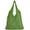 Green, variant on Kukuzhu Women Crochet Shoulder Bag Crochet Mesh Tote Bag Knit Hobo Bag Aesthetic Shoulder Handbag Woven Shopping Bags