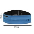 thumbnail image 2 of Slim Running Waist Pack - Senderismo Ciclismo Workout Belt Bag - Ajustable, para teléfonos, dinero, llaves Zhivalor CPB-DE-SSW1276-3, 2 of 5