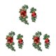 thumbnail image 2 of Kit de flores artificiales Naiovety Guirnaldas de boda Rojo 80cm, 2 of 6