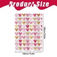 thumbnail image 2 of Valentine's Day Shower Curtain Decorations,70.8x70.8 inch Romantic Love Heart Shower Curtain for Bathroom Decor, 1Pc Colorful Love Hearts Pattern Fabric Bathroom Curtain for Home Bath Decor, 2 of 6