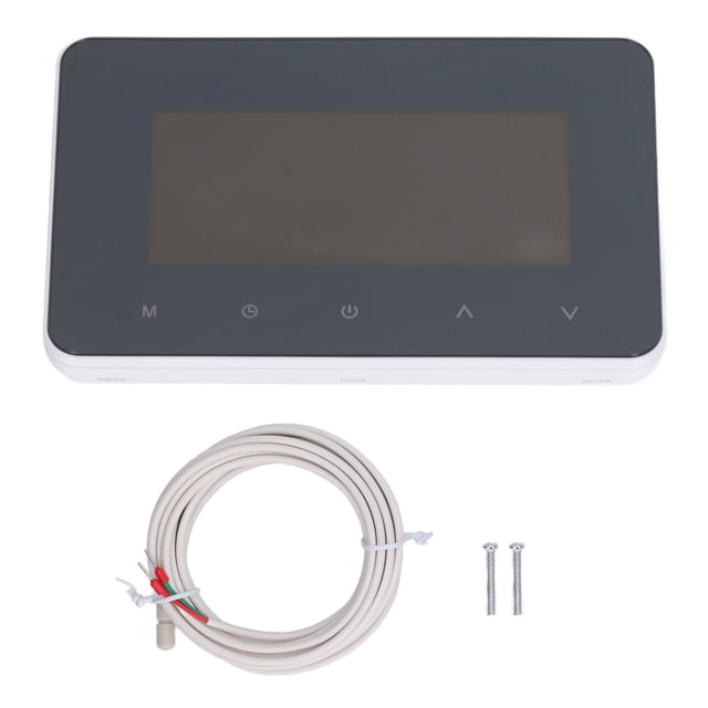 Termostato inteligente Termostato inteligente Termostato programable NTC Sensor de temperatura LCD Pantalla táctil Termostato AC 230V(A)