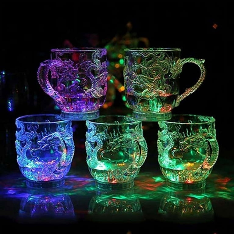 Glow Dark Cups Lids, Glow Dark Mug, Glass Coffee Cup, Mugs Dark Glass