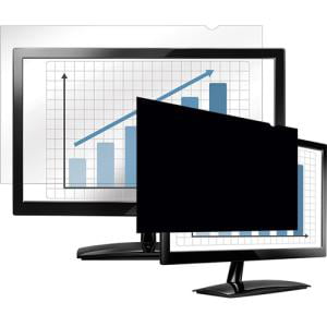 Fellowes Blacks out screen image when viewed from the side to prevent prying eyes from reading your screen. Fits widescreen monitors - For 19.5