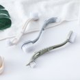 thumbnail image 1 of Limpiador de cepillos para zapatos de doble punta, zapatilla de deporte, kit de limpieza de zapatos blancos, cepillo de limpieza multifunción para el hogar, herramienta de lavandería (verde) LingWen 8390606498038, 1 of 1