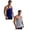Grey 1PCS & Blue 1PCS, variant on MDUKONU Men's Bodybuilding Stringer Tank Tops Y-Back Gym Fitness Workout Training Running T-Shirts Athletic Sleeveless Top, 2 Pack