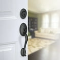 thumbnail image 4 of Schlage F58WKF619 Wakefield Exterior Handleset with Deadbolt, Satin Nickel (Exterior Half Only), 4 of 7