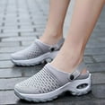 thumbnail image 4 of 1 Pair Women Sports Shoes Mesh Breathable Non-slip Design Quick-Dry Outdoor Rubber Shoes with Air Cushion Support, 4 of 8