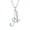 Silver-A, variant on Bling Jewelry Womens ABC Sterling Silver Initial Pendant Necklace with CZ Pave Cursive Script Letter