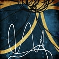 thumbnail image 2 of Villa, Mlli 20x20 White Modern Wood Framed Museum Art Print Titled - Gold Lines, 2 of 4
