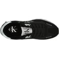 thumbnail image 5 of CALVIN KLEIN JEANS Womens Black Logo Removable Insole Comfort Eden Round Toe Wedge Lace-Up Athletic Sneakers Shoes 11.5 M, 5 of 8