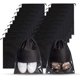 thumbnail image 1 of 18 piezas no tejidas a prueba de polvo bolsa con cordón bolsas de viaje para zapatos bolsa con cubierta antipolvo bolsa de almacenamiento con ventana visual compatible con bolsos bolsos zapatos, 1 of 5