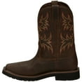 Justin Original Work Boots Men's Stampede Steel Toe Square Toe Work