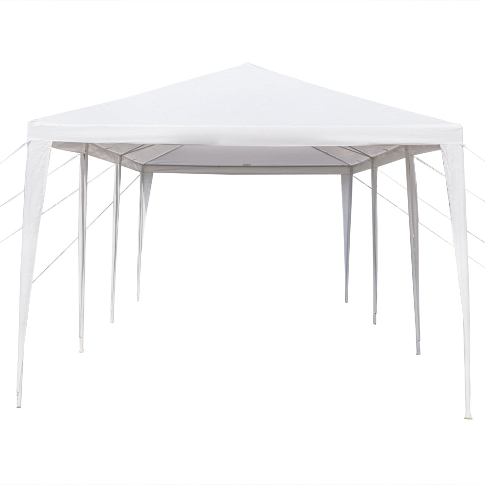 7-Sided Iron PE Cloth Spiral Pipe Pergola, 3*9m