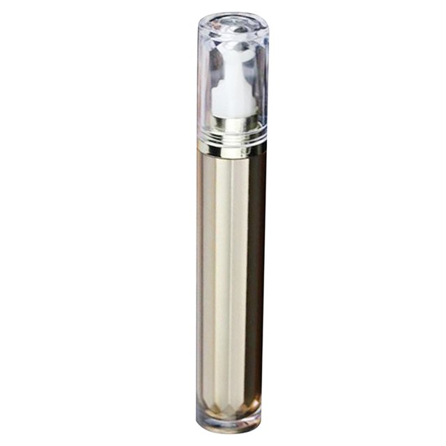 vacío claro embotella la botella de perfume del aceite de los líquidos de la bola del rodillo del acero inoxidable dorado jinwen Borrar botellas vacías de rollo