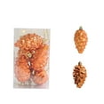 thumbnail image 2 of Christmas Electroplated Pinecone Hanging Set,8Pcs Christmas Hanging Decor Pine Cone for Christmas Tree,Glitter Pinecone Christmas Ornament 3.5 Inch for Crafts Fall Party Decorations, 2 of 5