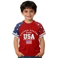 thumbnail image 2 of Gubotare 4th of July Shirts for Boys Girls 4th of July Usa Shirt American Flag Patriotic T-Shirt Independence Day for Kids 2T 3T (Red,2-3 Years), 2 of 4